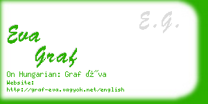 eva graf business card